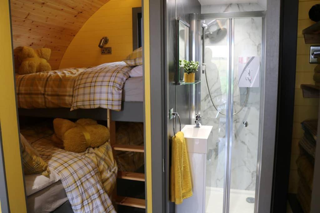 Glampods Glamping Pod - Meet Highland Cows And Sheep *